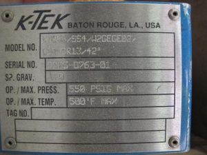 LOT (2) K-TEK MODEL KM26 MAGNETIC LEVEL GAUGES (W-44) LOADING & HANDLING FEE $15-